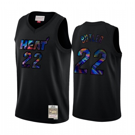Herren NBA Miami Heat Trikot Jimmy Butler 22 Iridescent HWC Collection Swingman